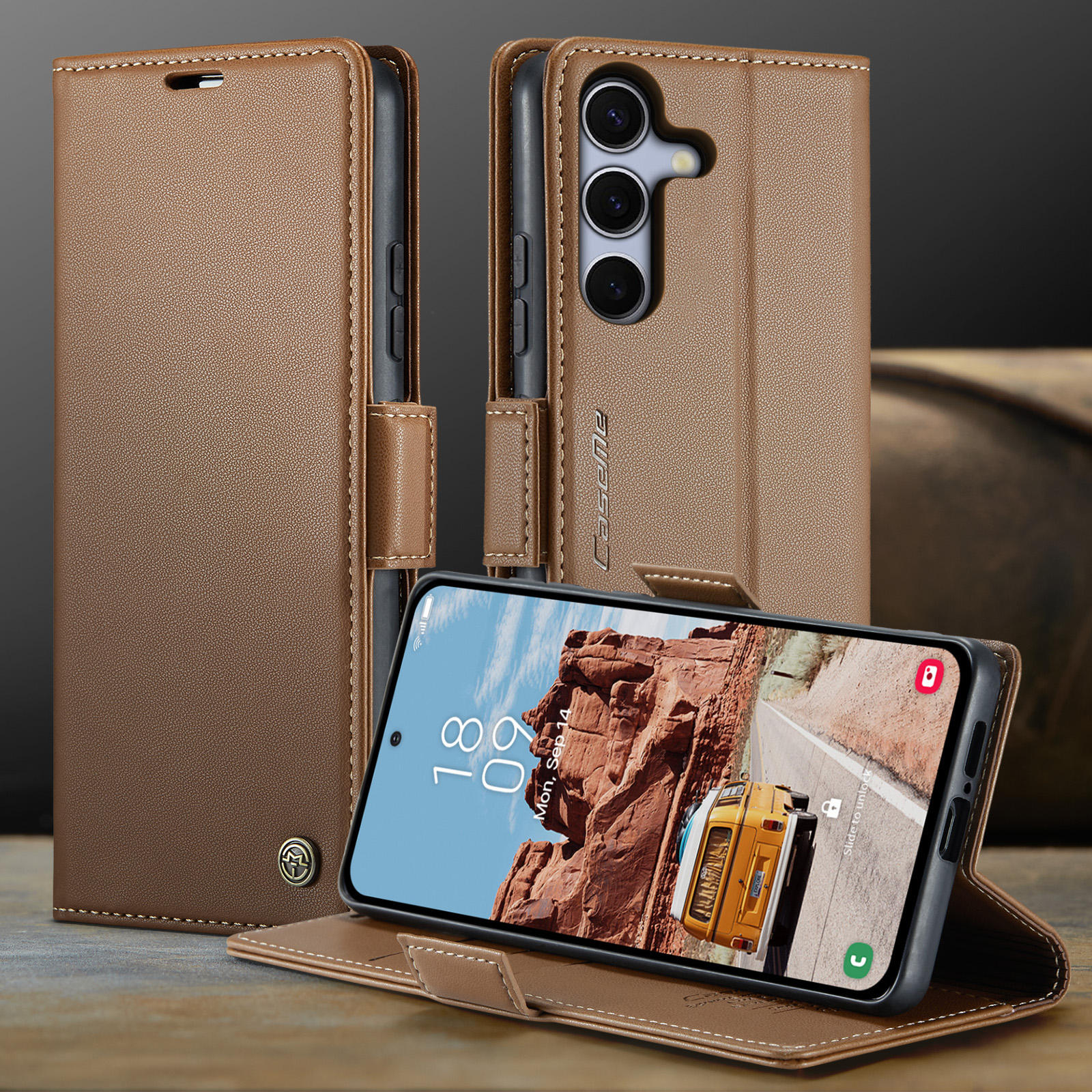 สีน้ำตาล