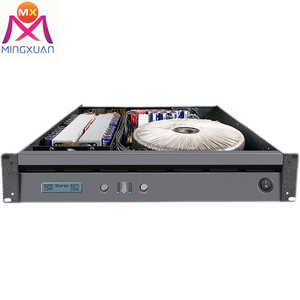 Amplificador de potencia de 2 canales modular en línea con salida de entrada 2U Ups audio estéreo profesional - Product Image 4