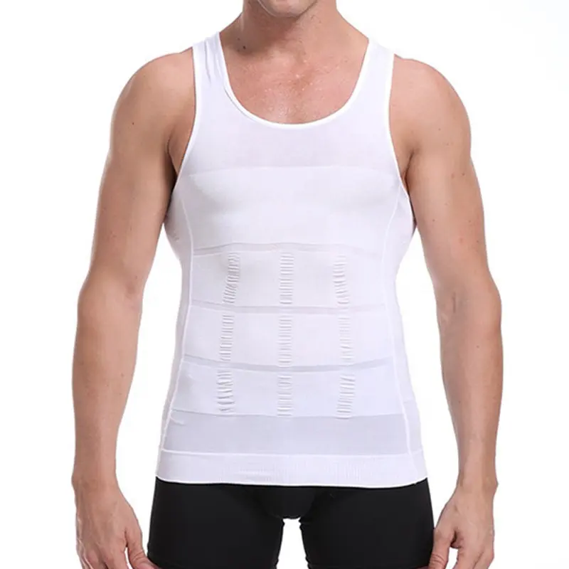 6311 Herren Slimming Body Shape wear Korsett Weste Shirt Kompression Bauch Bauch Bauch Kontrolle Slim Waist Cincher Unterwäsche Sport