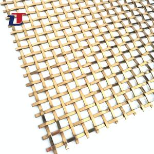 Edelstahl dekorative Draht geflecht Metall dekorative Vorhang netz gekräuselt Draht geflecht - Product Image 2