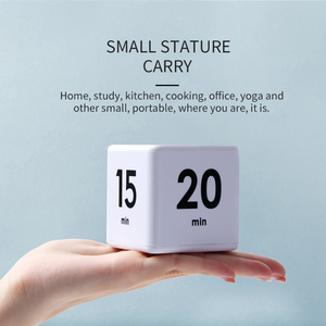 Großhandel Cube Timer Student Küche Wecker Digital Timer mit LED-Anzeige