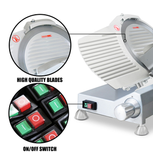 <span class=keywords><strong>Weston</strong></span> điện 8inch 10inch bán tự động Máy cắt thịt 220V dễ dàng làm sạch không trượt hút mới cho nhà hàng bán lẻ trang trại sử dụng - Product Image 5