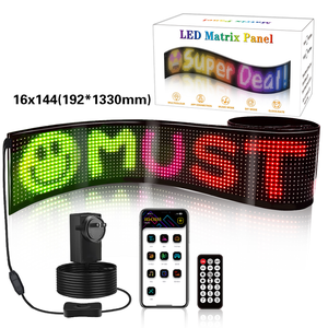 Фабрика Гуандун, USB, 5 В, RGB, рисунок, анимация, текстовая прокручивающая панель, рекламная светодиодная вывеска, экран - Product Image 4
