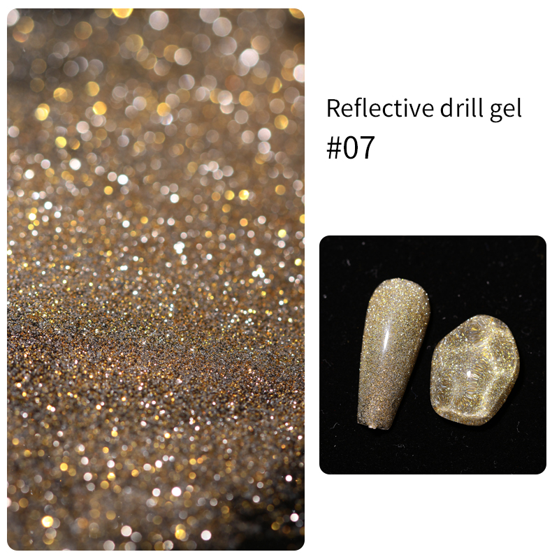 #07 Reflective glitter gel