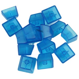 Teclado mecánico totalmente transparente OEM Keycap retroiluminado sin grabado ABS Superficie Mate Sensación - Product Image 1