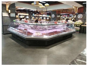 Cao Chất Lượng Hiển Thị Trong Tủ Lạnh Hải Sản Và Thịt Tươi Trường Hợp/Sang Trọng Delicatessen Tủ Hiển Thị Máy Làm Lạnh - Product Image 5