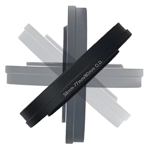 Fotoğraf ekipmanları dijital kamera aksesuarları CNC işleme alüminyum halkası 58mm 77mm/80mm <span class=keywords><strong>O</strong></span>.D. Lens adaptörü filtre halkası