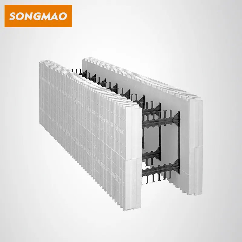 SONGMAO-bloques de construcción de formas de hormigón, piezas de bloque de Eps Icf, aislamiento, barato, China