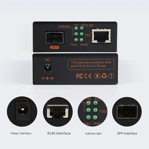 TiNCAM 10g托管媒体转换器智能开关媒体转换器光纤收发器SFP Bidi收发器用于IP摄像机 - Product Image 6