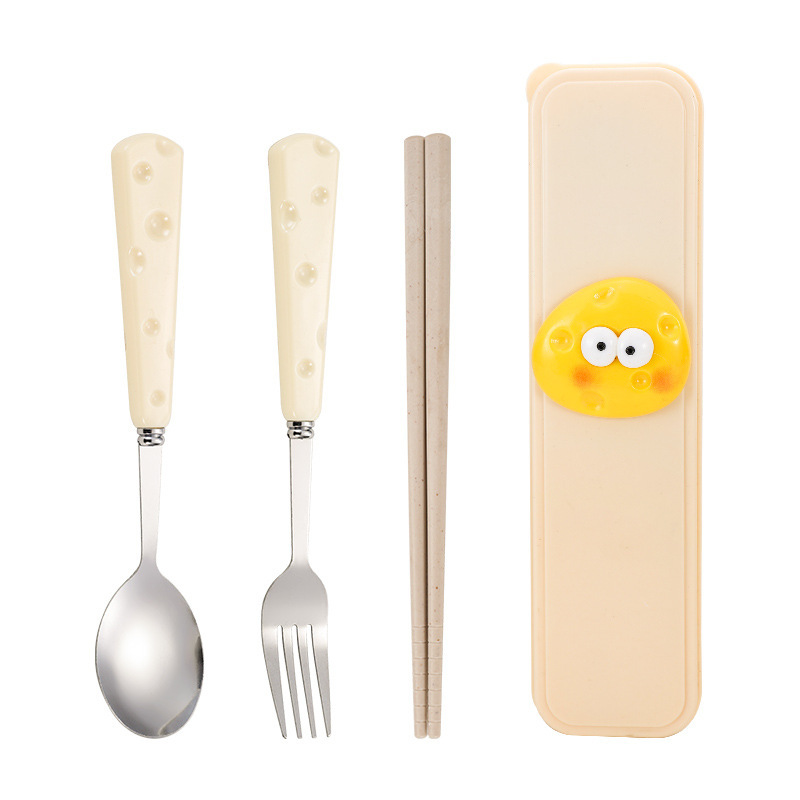 Cheese spoon, fork and chopsticks set