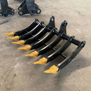 工厂价迷你挖掘机根耙附件挖掘机抓斗耙铲斗用于工程机械 - Product Image 3