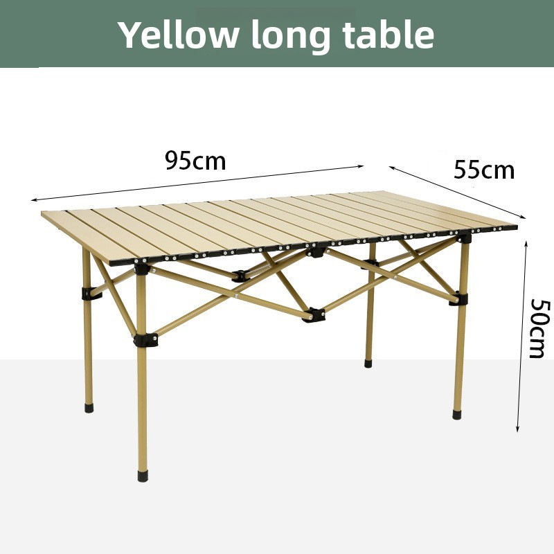Mesa larga beige