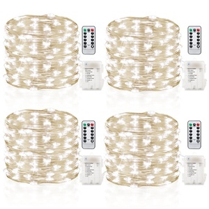 Holiday Lighting <strong>Led</strong> <strong>String</strong> <strong>Light</strong> 10 Meters <strong>With</strong> 100 <strong>Led</strong> Battery Copper Wire Fairy Christmas <strong>Lights</strong> <strong>with</strong> <strong>Remote</strong> <strong>Control</strong> - Product Image 2