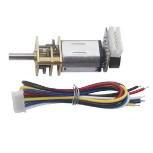 Энкодер GA12 N20, двигатель постоянного тока (DC) 12В (6В, 5В, 3В) миниатюрный, с металлическим редуктором, высоким крутящим моментом, 30-4000 об/мин, 7 импульсов на оборот, с датчиком Холла - Product Image 3