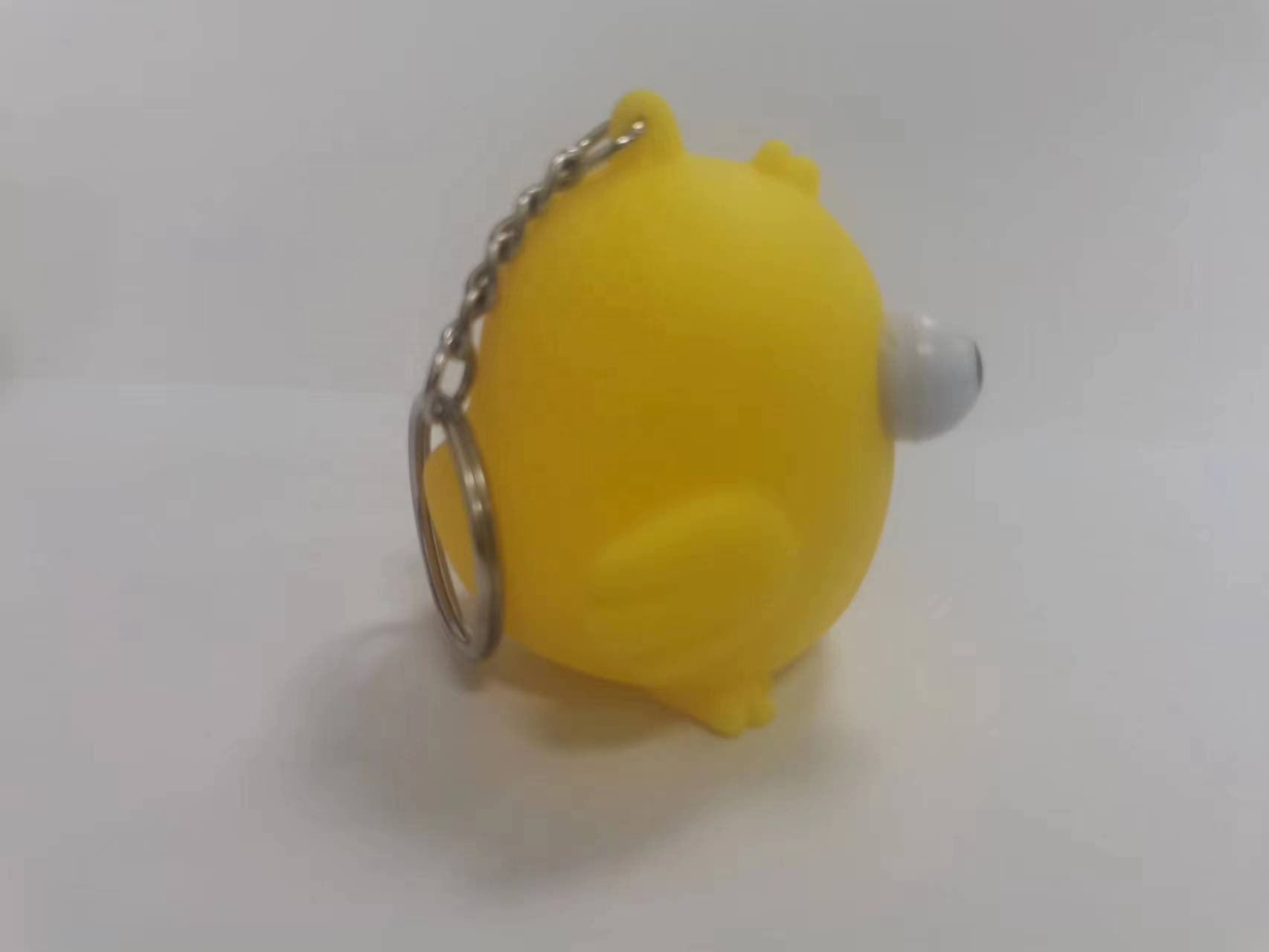 促销礼品3D挤眼钥匙扣，Pvc眼袋鸟形钥匙扣 - Product Image 4