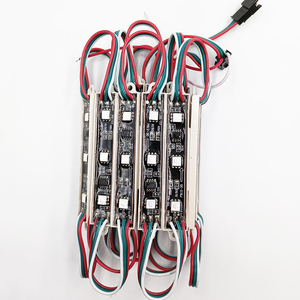 Черный 7515 светодиод Dmx по модулю 16703 Ic 3 провода 1 Вт 5050 3 чип 12 В Rgb светодиодный модуль полный цвет