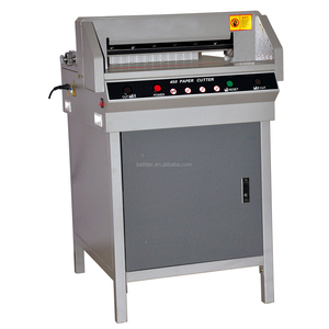 Guillotine Paper 2024 New Product 450mm 18'' Electric Guillotine Paper <strong>Cutter</strong> Cutting Machine - Product Image 3