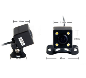 Universal para todos los coches HD lente impermeable visión nocturna caja de metal cámara de línea de estacionamiento de marcha atrás con mariposa LED visión nocturna - Product Image 2
