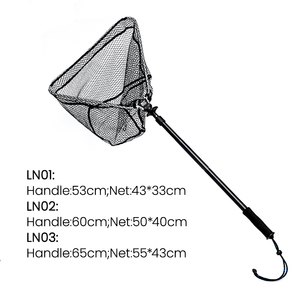 Hızlı çevirme açık kauçuk kaplı örgü katlanabilir tor ağı ile alüminyum mil - Product Image 3