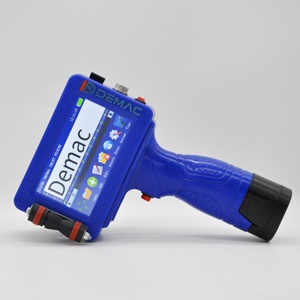 Demacポータブル手動インクジェットプリンターサーマルハンドヘルド印刷機ビニール袋カートン有効期限バッチQRバーコードコーダー - Product Image 1