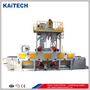 KAiTECH品牌金属丝网带连续抛丸机，用于复杂铸造抛丸机