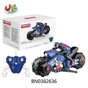 รถจักรยานยนต์ดริฟท์ควบคุมระยะไกล1/10มีไฟของเล่น RC 2.4GHz - Product Image 6