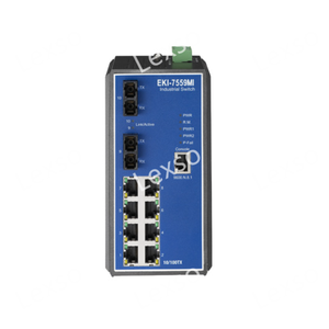 Advantech EKI-7559MI 2 porte in fibra ottica di tipo SC 8 Switch di rete Ethernet industriale gestito in modalità multimodale con ampia temperatura - Product Image 3