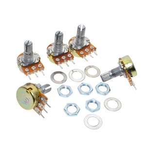 3针15毫米WH148单旋转容积控制线性电位计B5K B10K B2OK B50K B100K - Product Image 5