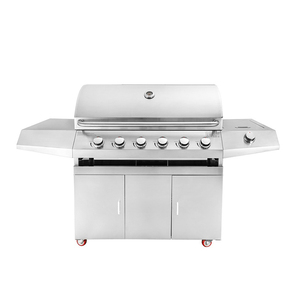 Hiện đại sang trọng 6-burner gas nướng thép xây dựng sơn tĩnh điện có thể điều chỉnh có thể gập lại cho nhà bếp ngoài trời bên sử dụng nhà - Product Image 4