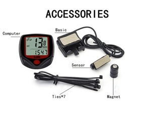 Factory Price Waterproof Bike <strong>Computer</strong> Wired Cycling Odometer <strong>Cycle</strong> Meter Speed Sensor - Product Image 4