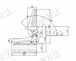 Parti di macchine agricole-sedile del trattore 90 gradi di rotazione funzione di riscaldamento sospensione 90 gradi funzione di riscaldamento - Product Image 6