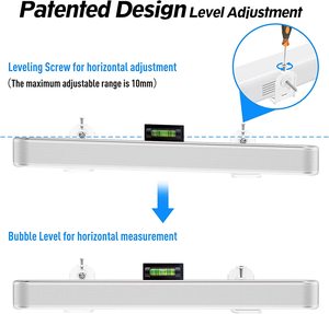 Patentli tasarımlı MOUNTUP Soundbar duvar montajı, seviye ayarlanabilir ses çubuğu braketi - Product Image 2