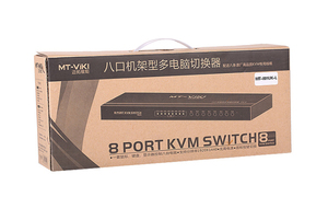 VGA <strong>KVM</strong> <strong>Switch</strong> 8 in <strong>1</strong> Out + Cables, MT-VIKI 8 Port Rack Mount USB <strong>KVM</strong> Switcher VGA 8X1