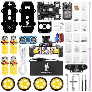 Tscinbuny Kit combinazione casuale ruota di gomma ESP32 WROOM32 scheda di sviluppo robotico funzioni di base Kit di strumenti per Arduino - Product Image 2