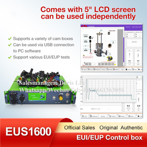 サポートフローセンサー信号入力およびディスプレイEUS1600EUI EUPテスターマシンEUS1800燃料インジェクター試験機 - Product Image 2