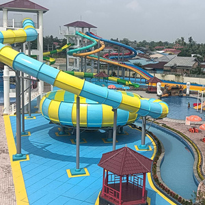 Serviço de Design de Parque Aquático Comercial Indoor Turnkey, Escorregadores de Fibra de Vidro e Sistemas de Piscina de Ondas para Parques Temáticos - Product Image 6