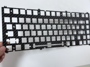 Nuevo producto Cubierta de teclado de fibra de carbono de color personalizado Teclado de fibra de carbono negro, teclado de fibra de carbono plateado - Product Image 2