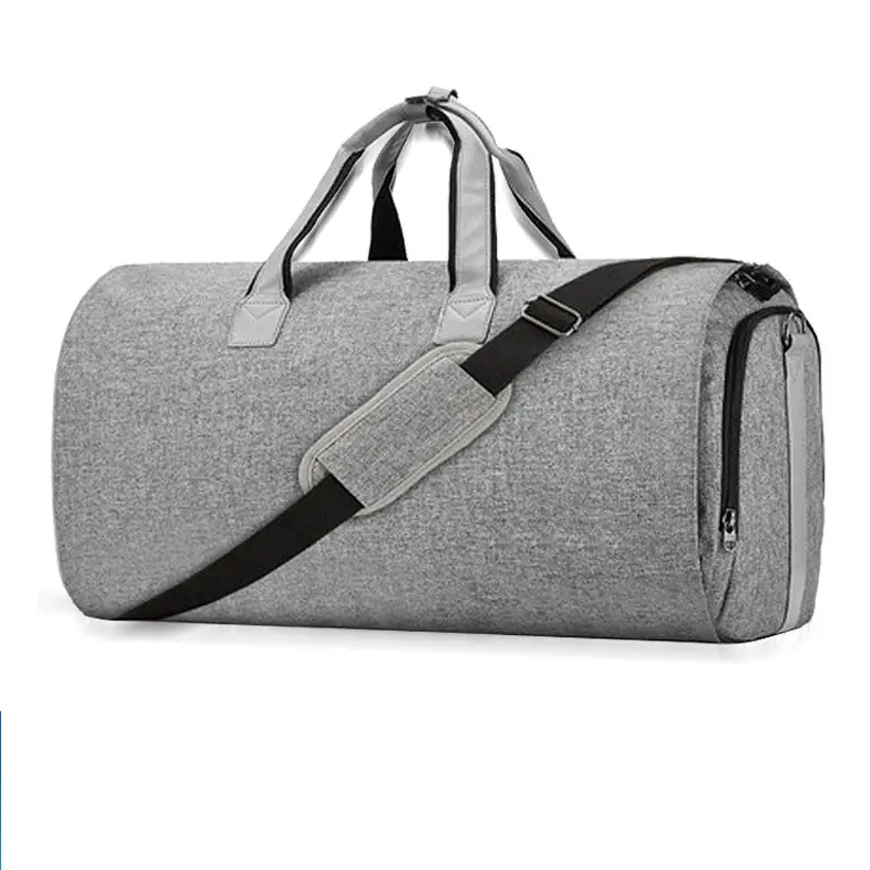 थोक कस्टम यात्रा नरम ले जाने पर परिधान भंडारण बड़े Duffle पॉलिएस्टर Foldable परिधान Weekender बैग