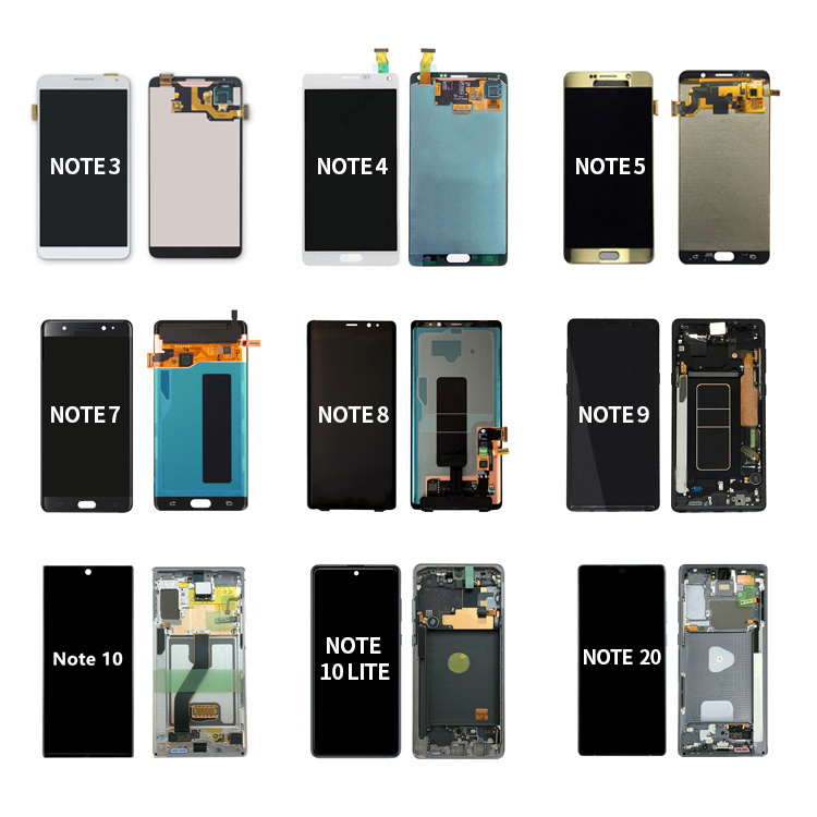 Black for samsung NOTE series