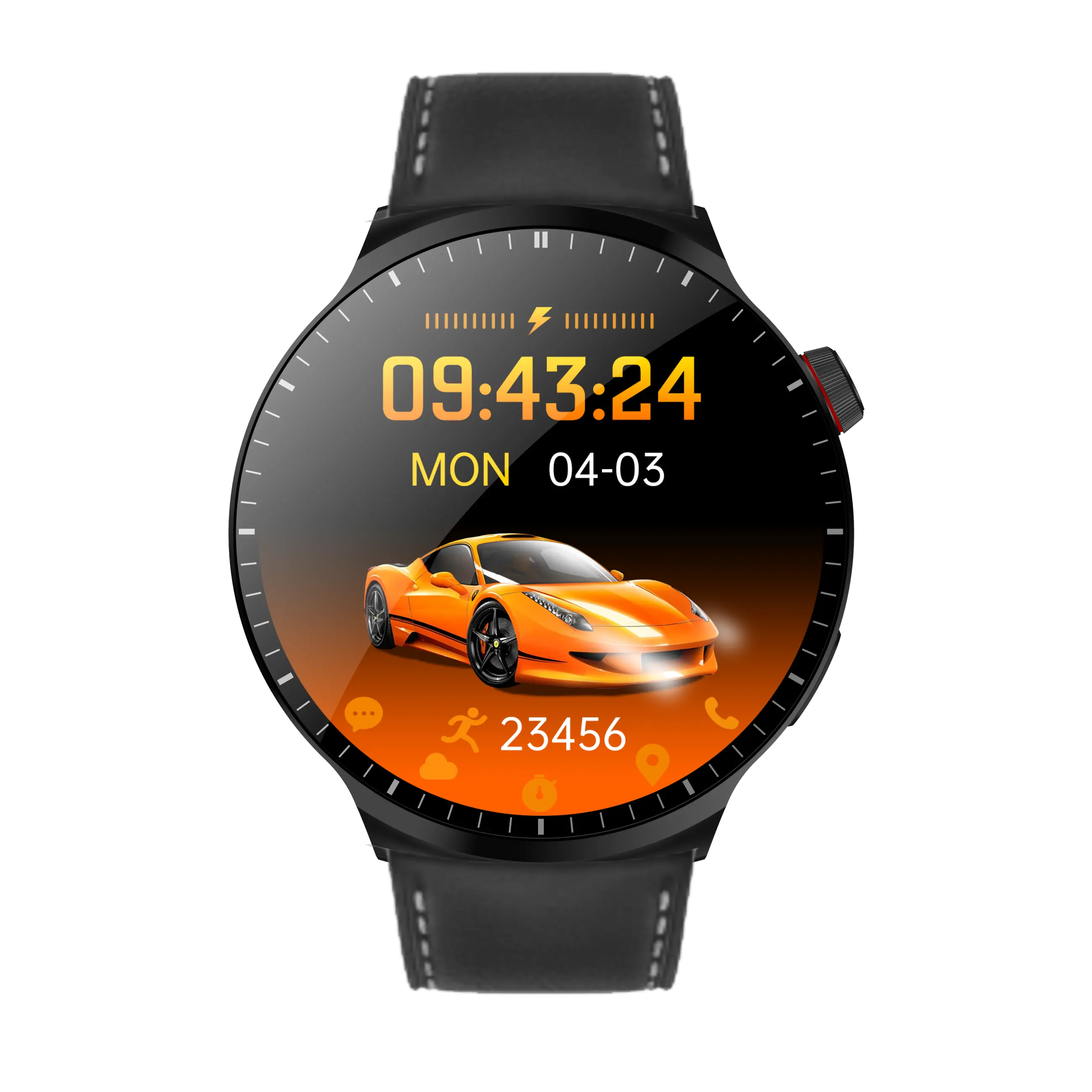 S80MAX รอบ NFC Smartwatch เครื่องนับก้าวก้าว BT โทรนาฬิกาสุขภาพพูดคุยอัจฉริยะ