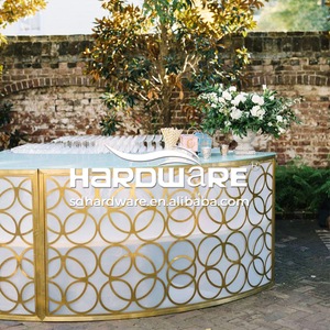 Ngoài Trời Đảng Bar Bàn Bán Vòng Tròn Chiếu Sáng Led Light Retro Bar Counter - Product Image 3