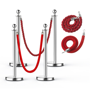 Có thể thu vào thép không gỉ kiểm soát đám đông đứng hàng đợi stanchions flexibarrier có thể thu vào thắt lưng rào cản giao thông hàng rào cho - Product Image 3