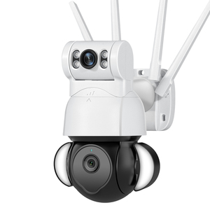 Yeni tasarım Tuya APP 2MP Wifi kablosuz kamera çift Lens CCTV ağ kamerası projektör - Product Image 1