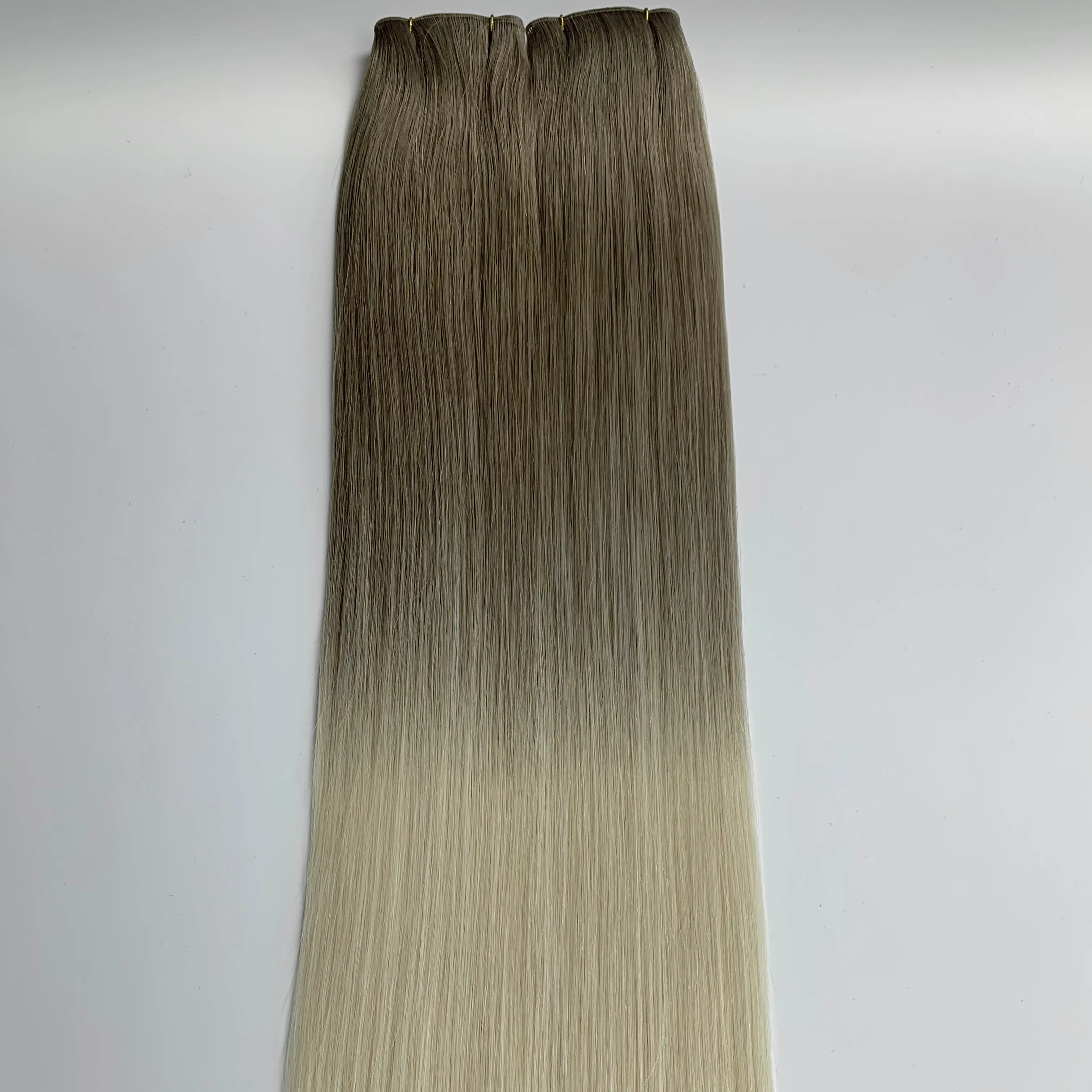 Russische Dunne Onzichtbare Haarextensies Dubbel Getekend Geen Terugkeer Kan Worden Gesneden Remy Europese Geniale Inslag Hair Extensions