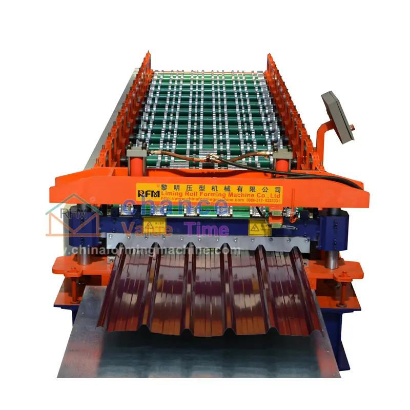Machine à fabriquer des carreaux métalliques, appareil automatique de haute qualité pour fabriquer des plaques de toit trapézoïdale, vente en gros, marque chinoise