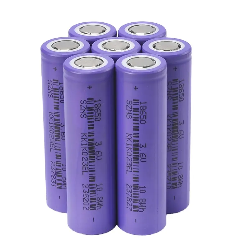 KC bersertifikat kualitas tinggi 3.7v 18650 baterai lithium isi ulang 2600mah menunjuk baterai 3.7v 18650