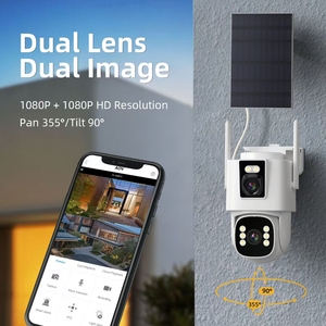 AOV-Cámara de red alimentada por energía solar, tarjeta SIM 4G, grabación de 24 horas, sensor CMOS, visión nocturna, detección de movimiento, alerta, grabación en tarjeta SD - Product Image 5