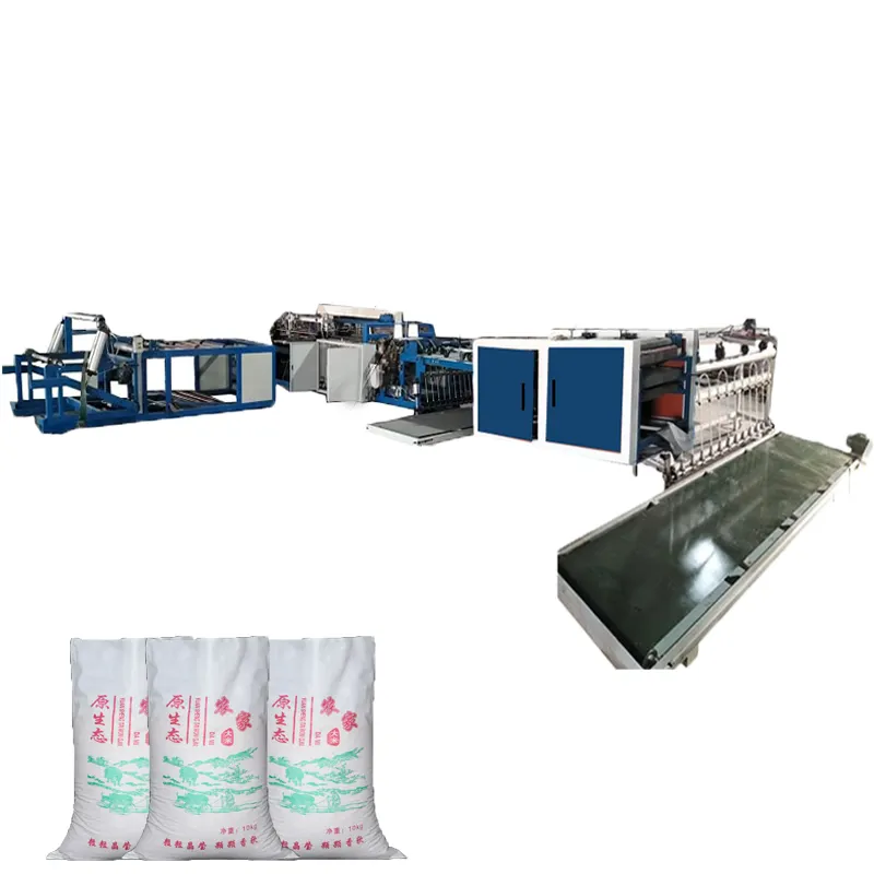 Haosen 2024 machine automatique de fabrication de sacs en polypropylène tissé PP machine de fabrication de sacs machine à coudre industrielle prix