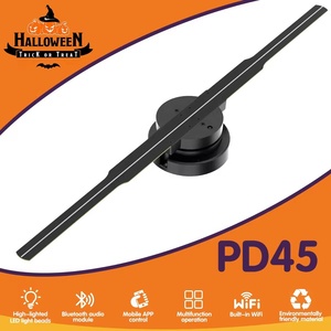 ハイテク45cm円形LEDディスプレイスクリーン3Dホログラフィック広告マシン1年保証付き - Product Image 4