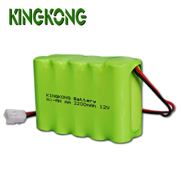 KINGKONGブランドNi-MH充電式6v 7.2V 8.4V 9.6V 10.8V 12V 14.4V AA 900mAh 1200mAh 1500mAh 1800mAhnimhバッテリーパック